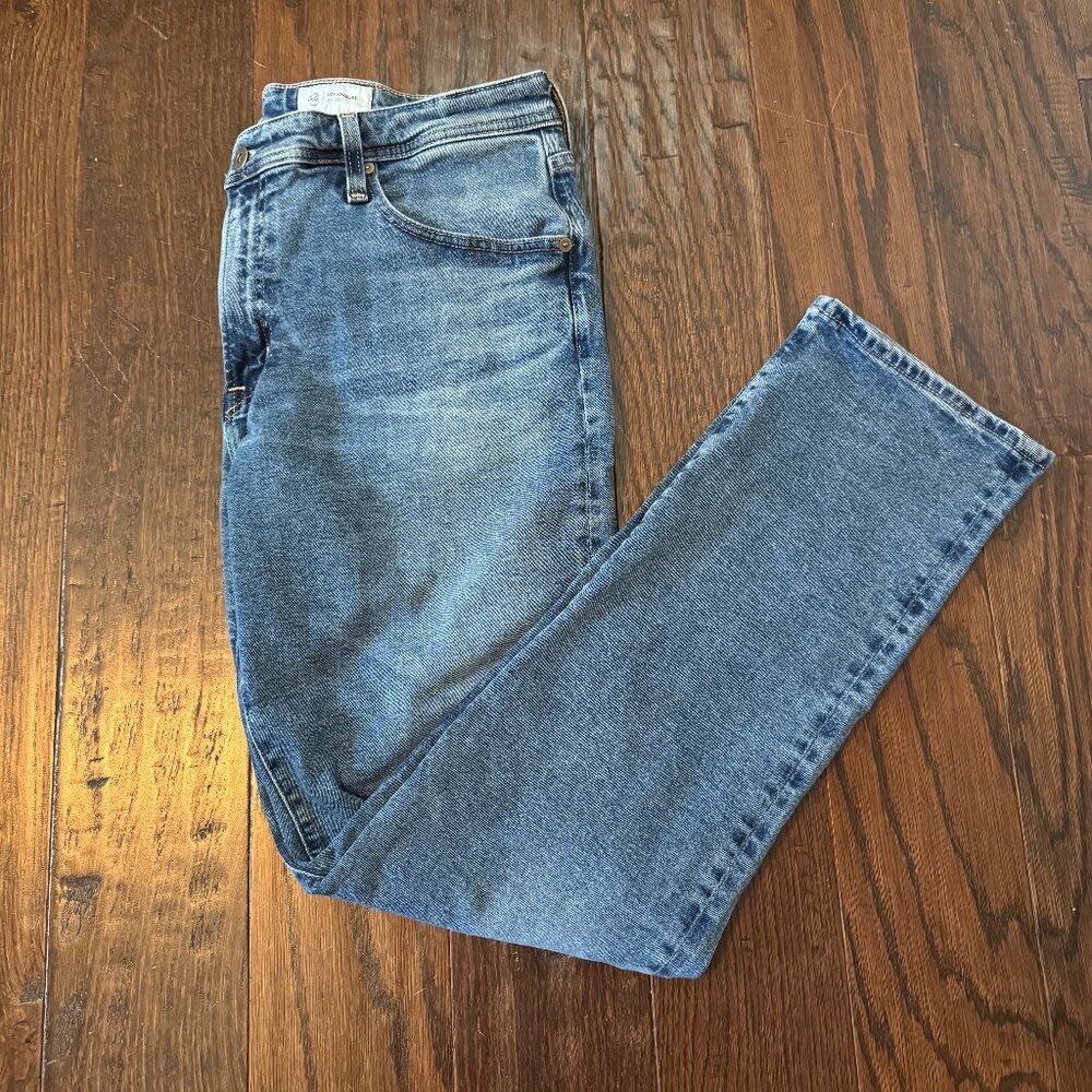 AG Adriano Goldschmied Everett Slim Straight Jeans 36x32 Japanese Denim